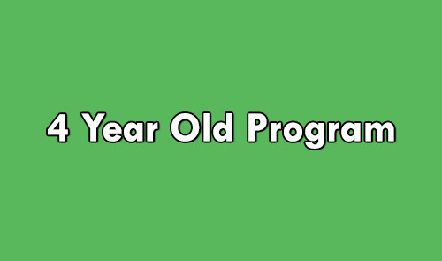 4 Year-Old Program