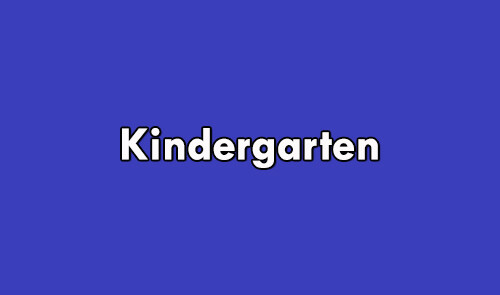 Kindergarten Program